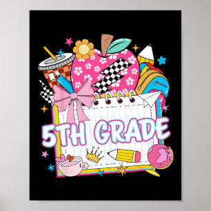 5. Klasse Mädchen der fünften Klasse Kinder Zurück Poster