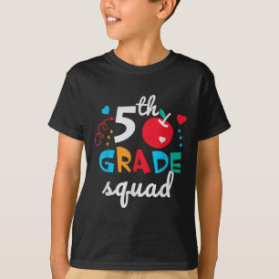 5. Klasse Squad Jungen Mädchen Lehrer Cute Zurück T-Shirt