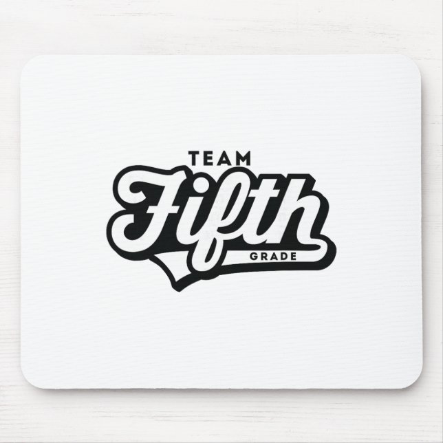 5. Klasse Team Schule Lehrer Fünfte Bysebyll-Stil Mousepad (Vorne)