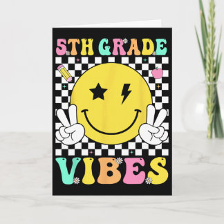 5. Klasse Vibes Lehrer Kinder Fünfte Klasse Team C Karte
