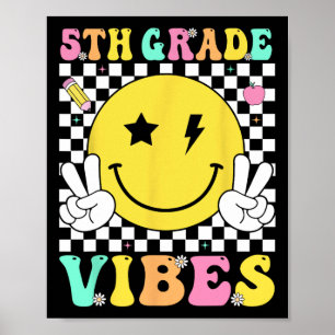 5. Klasse Vibes Lehrer Kinder Fünfte Klasse Team C Poster