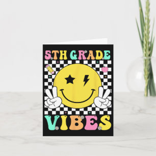 5. Klasse Vibes Lehrer Kinder Fünfte Klasse Team Z Karte