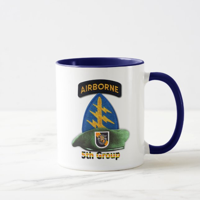 5. Kraft-Gruppen-grüne Barette SFG SF LRRP Tasse (Rechts)
