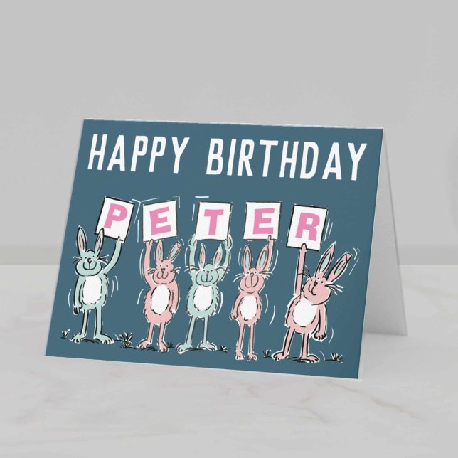 5 Letter Name Happy Birthday Card Karte (Von Creator hochgeladen)