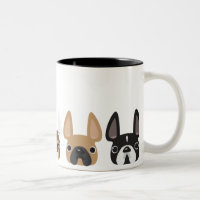 5 Little Frenchies Tasse