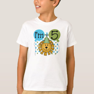 5. Löwe-Geburtstag T-Shirt