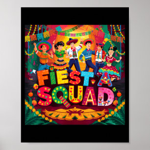 5. Mai Kostüm Pancho Fiesta Squad Mann von Poster