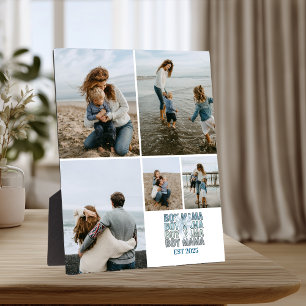 5 Mama-Kollage mit benutzerdefinierten Fotos Fotoplatte