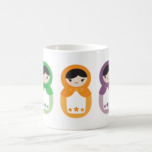 5 Matryoshka Schatze Kaffeetasse (Mittel)