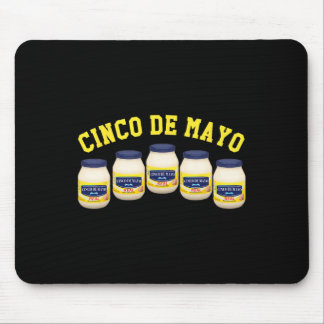 5 Mayonnaise Jars Funny Cinco De Mayo Mousepad