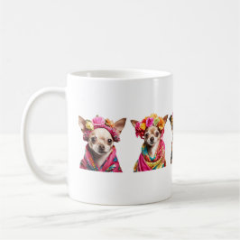 5 Mexikanische Chihuahuas Hund Mama Papa Geburtsta Kaffeetasse