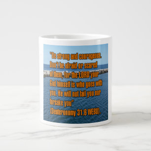 5. Mose 31:6 WEBU Tasse