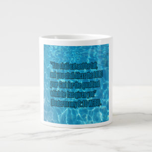 5. Mose 8:10 WEBU Becher Jumbo-Tasse