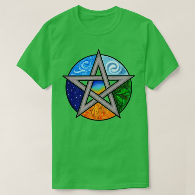 5 Naturelemente T-Shirt (Design vorne)