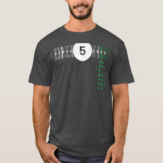 5 numerologisch inspiriert mens Basishirt T-Shirt