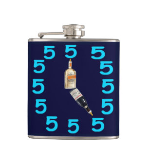5 O'Clock Forever Vinyl Wrapped Flask Flachmann
