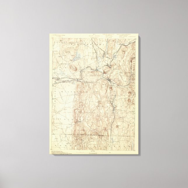 5 Palmer-Blatt Leinwanddruck (Vorderseite)