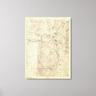 5 Palmer-Blatt Leinwanddruck