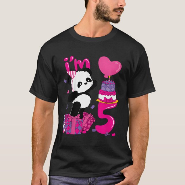 5 Panda T-Shirt (Vorderseite)