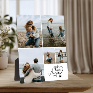 5 Personalisierte beste Tante-Foto-Collage Fotoplatte