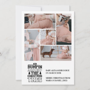 5 Photo Arbre de Noël Grossesse Faire-part