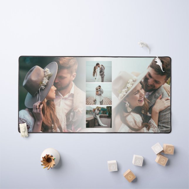 5 Photos nouvellement mariées sur mesure Collage s (Tableau pour enfants)