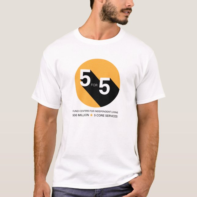 5 POUR 5 T-shirts légers DE CAMPAGNE (Devant)