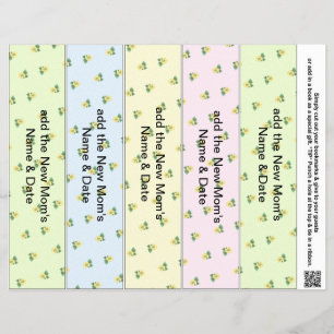 5 pro Blatt Lesezeichen Geschenke für Baby Shower 