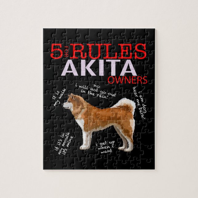 5 Regeln für Eigentümer von Akita (Vertikal)