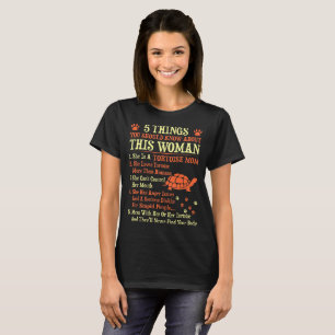 5 Sachen, die Sie über Schildkröten-Mama kennen T-Shirt