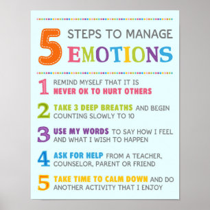 5 Schritte zur Verwaltung von Klassenräumen-Verhal Poster