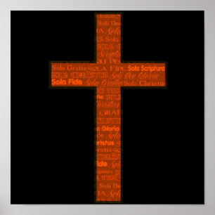 5 Solas-Plakat Poster