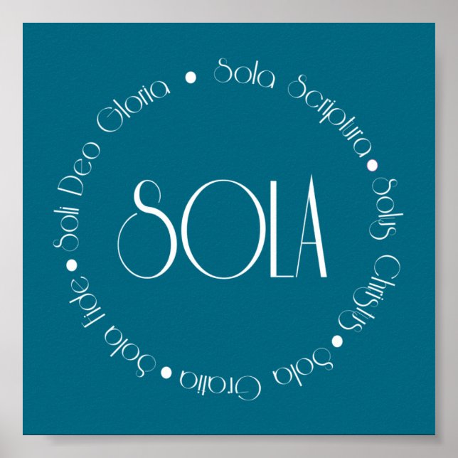 5 Solas Poster (Vorne)