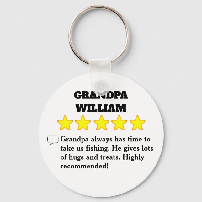 5 Star Grand Review Schlüsselanhänger (Vorderseite)