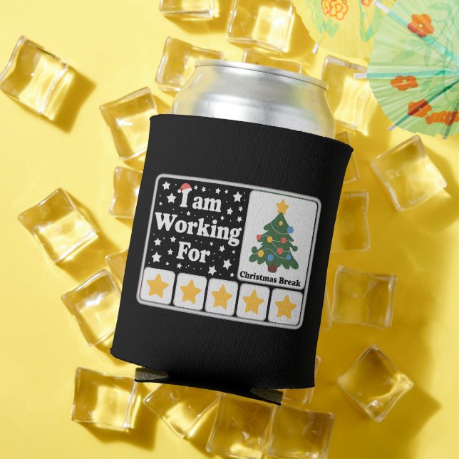 5 Stars Weihnachtsbaum arbeitet für Weihnachtsfeie Dosenkühler (In Situ Sommer)