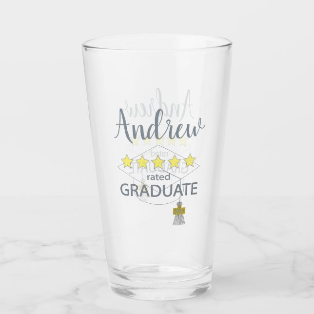 5-Sterne-Absolvent Glas (Vorderseite)