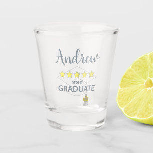 5-Sterne-Absolvent Schnapsglas