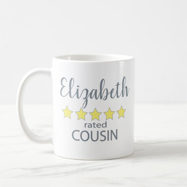 5-Sterne-Cousin Kaffeetasse (Links)