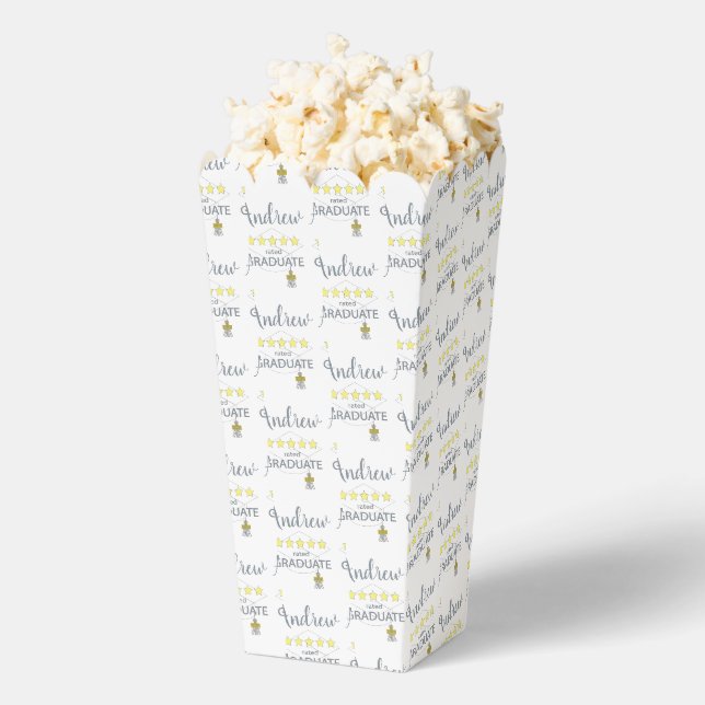 5 Sterne Graduate Popcorn Geschenkschachtel (Geplatzt)