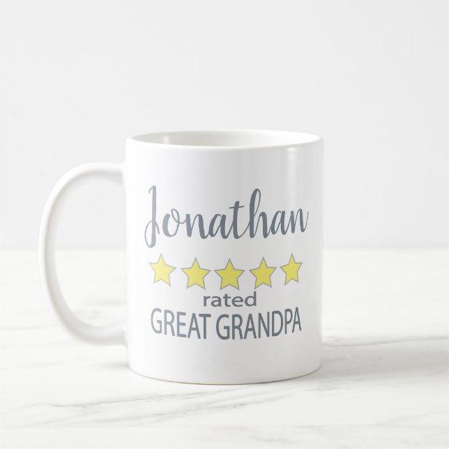 5 Sterne Große Opa Kaffeetasse (Links)
