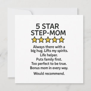 5-Sterne-Mama Karte