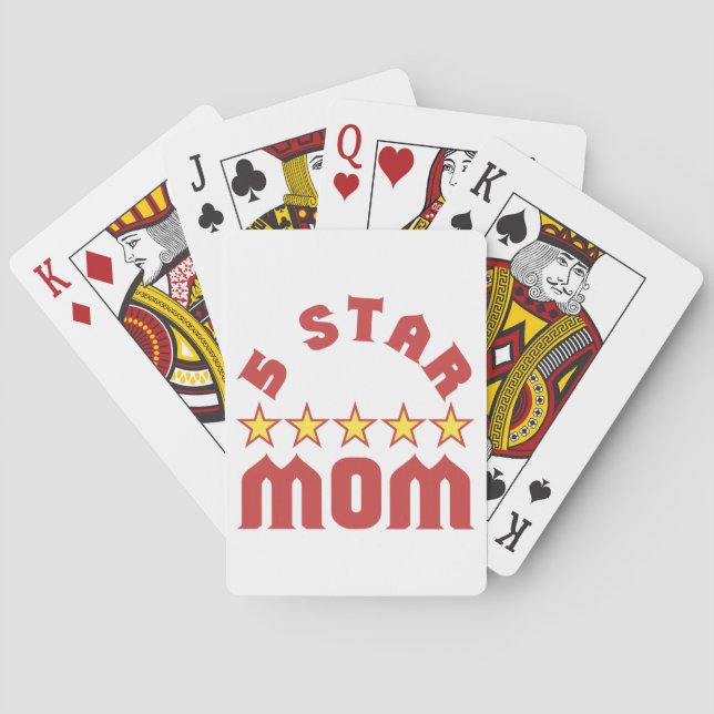 5-Sterne-Mama Spielkarten (Rückseite)