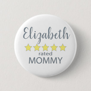 5 Sterne Mommy Button