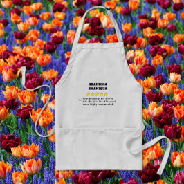 5 Sterne Oma Review Erwachsene Schürze