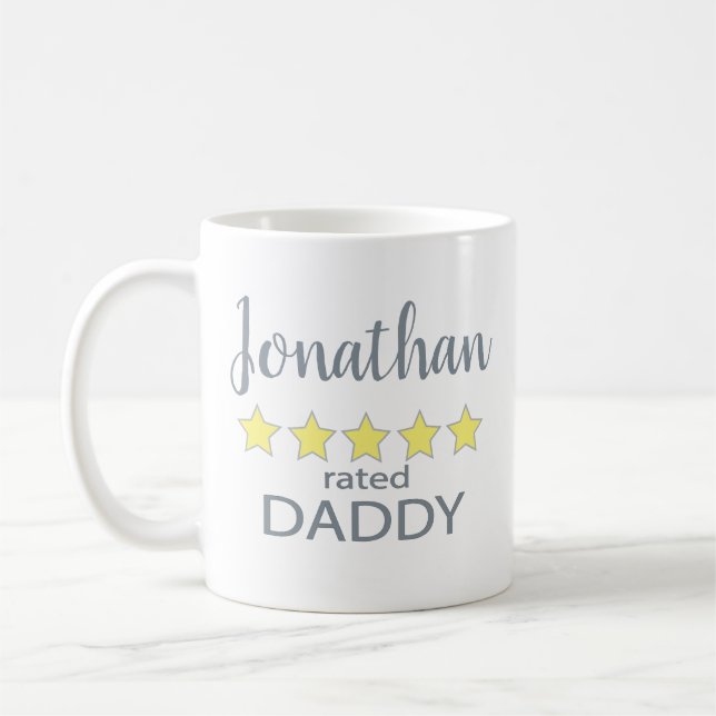 5 Sterne Rated Daddy Kaffeetasse (Links)