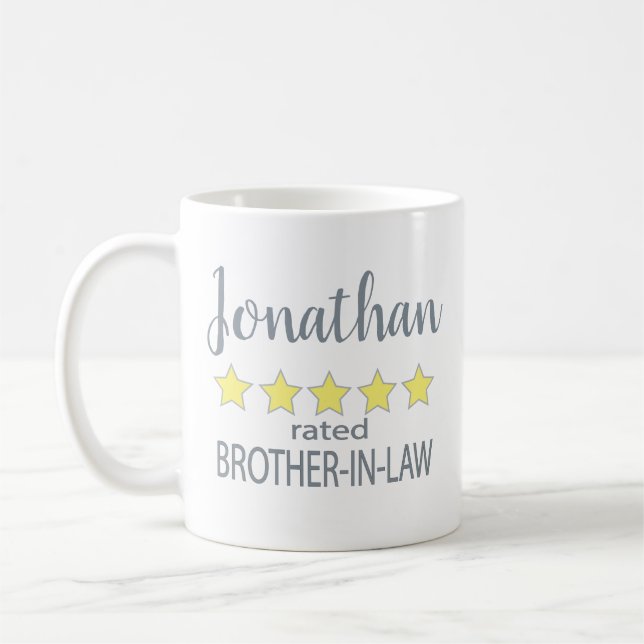 5 Sterne Rating Brother in Law Kaffeetasse (Links)