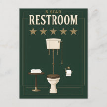 5-Sterne-Toilette Luxushotel-Badezimmer Humor