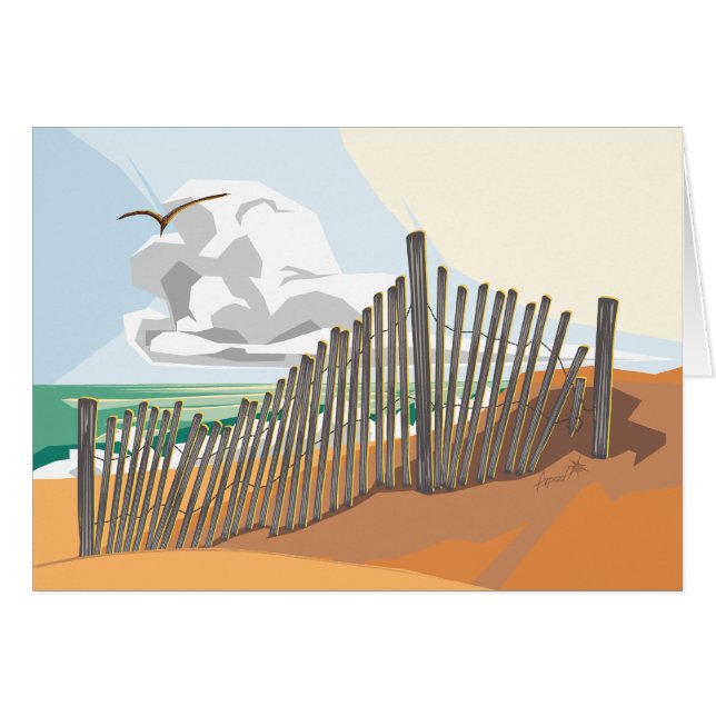 5. Straßen-Zaun-Karte (Vorderseite (Horizontal))