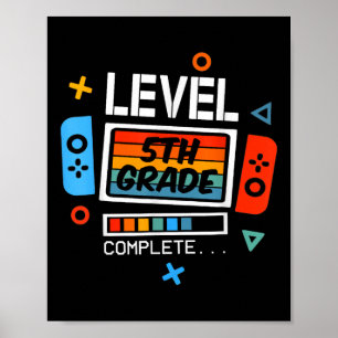 5. Stufe Abschluss des letzten Schulvideos Poster