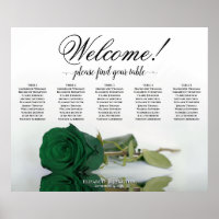 5 Tableau Émeraude Vert Rose Mariage Tableau de si